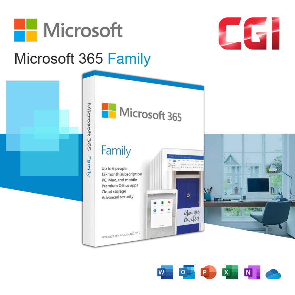 Microsoft Office 365 Family - 6GQ-01 (end 6/3/2024 12:00 AM)