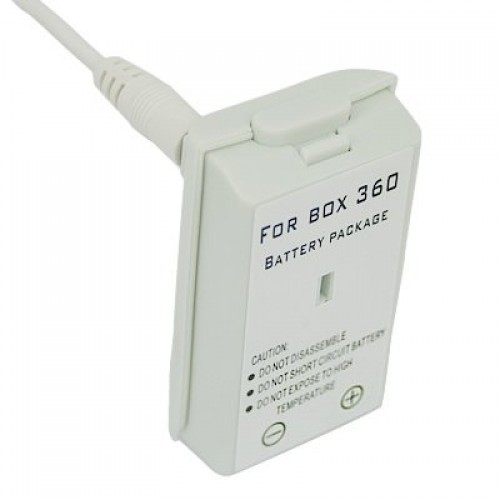 Microsoft XBOX 360 4800mAh Rechargeable Battery Pack- White