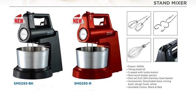 MIDEA Stand Mixer SM0293-R