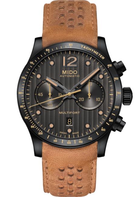 MIDO M025.627.36.061.10 MULTIFORT Gent Automatic leather anthracite