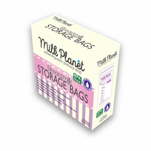 Milk Planet - Double Zip Lock Breastmilk Storage bags 12oz - 25pcs