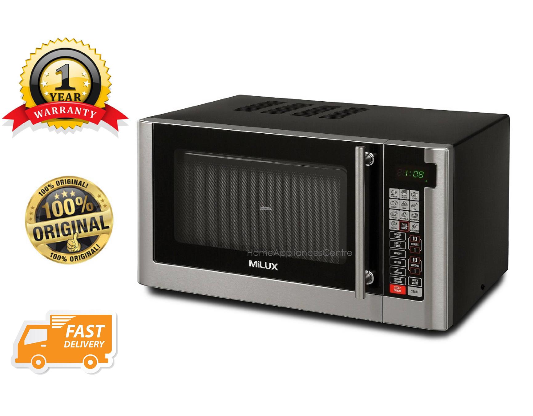 Milux 30l Large Capacity Microwave End 12 25 2018 6 15 Pm Milux 30l Large Capacity Microwave Oven With Grill Function Mmo 5030