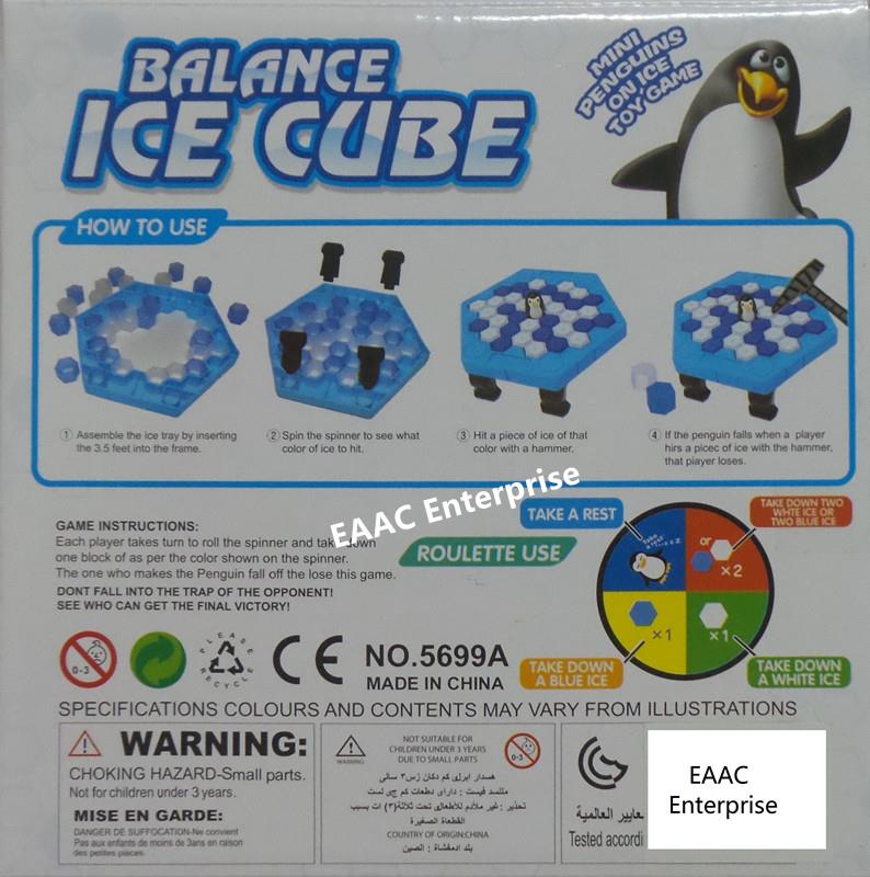 Mini Balance Ice Cube Penguin Trap Funny Family Game Knock the Ice 