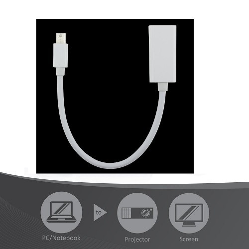 Mini DP Thunderbolt Display Port To HDMI Adapter For Macbook To TV