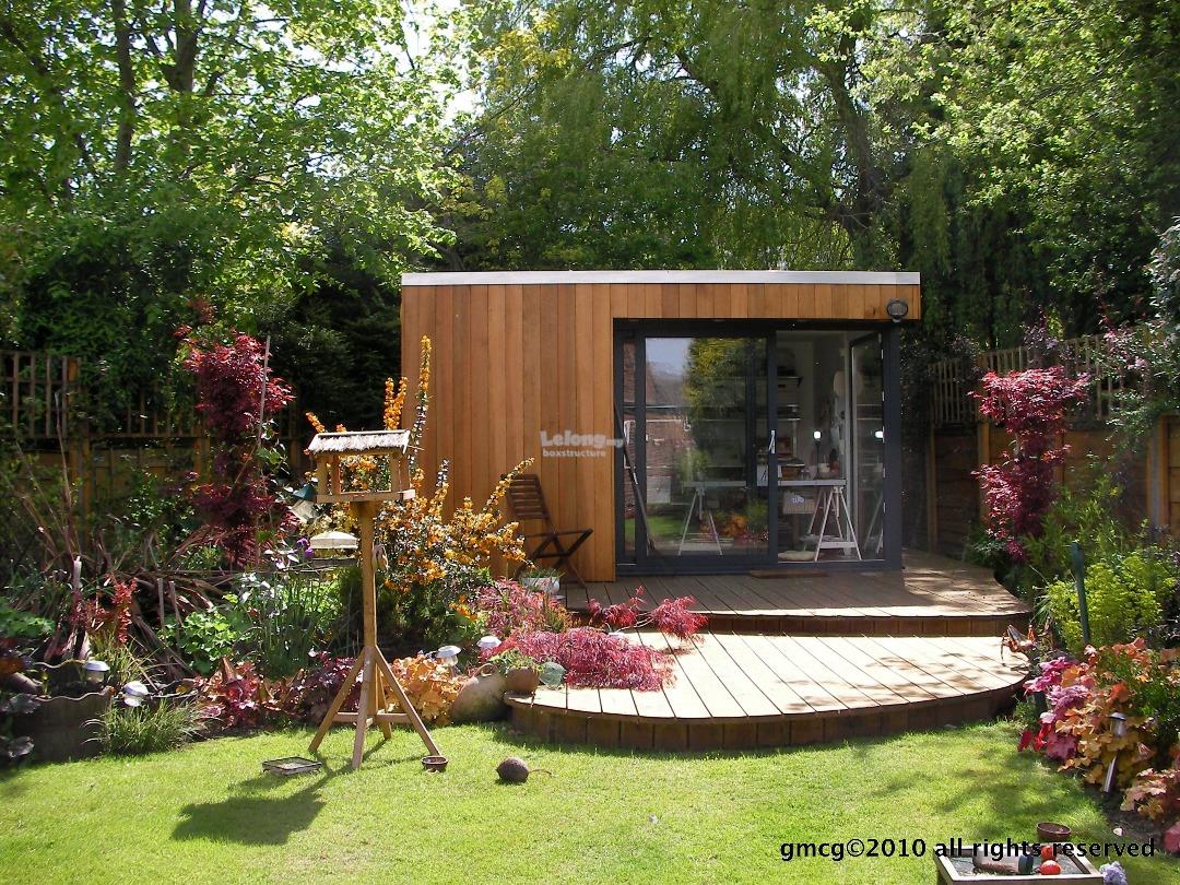 mini garden study room(module tiny house)