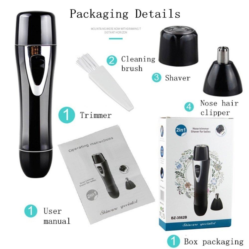 Mini Hair Removal Hair Trimmer 2 In 1 Function With Usb Charger What