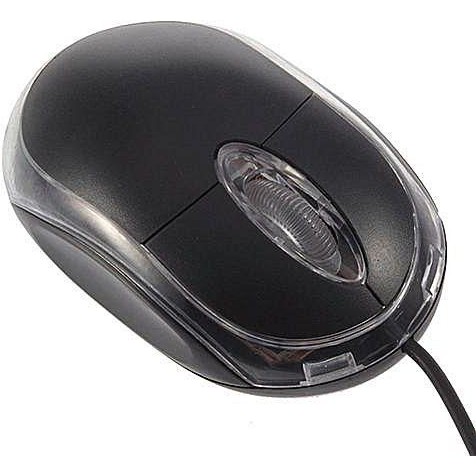 Mini LED Light Wired USB Optical Mouse Scroll Wheel Laptop Computer