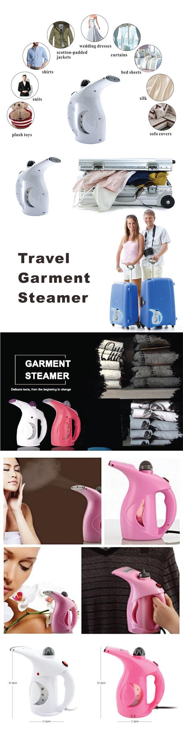 Mini Portable Garment Facial Ironing Steamer Clothes Face Travel