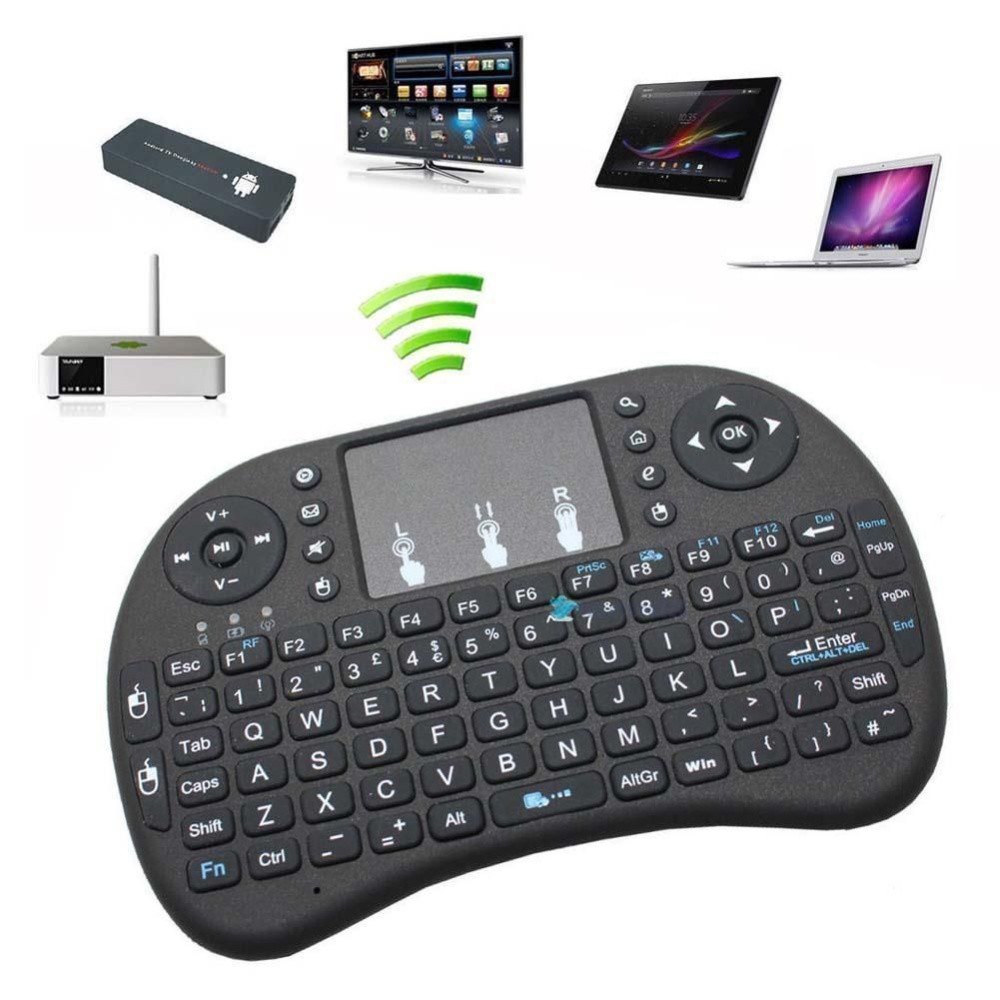 Mini Wireless Keyboard 2.4G With Touchpad Handheld Keyboard For PC Android TVB