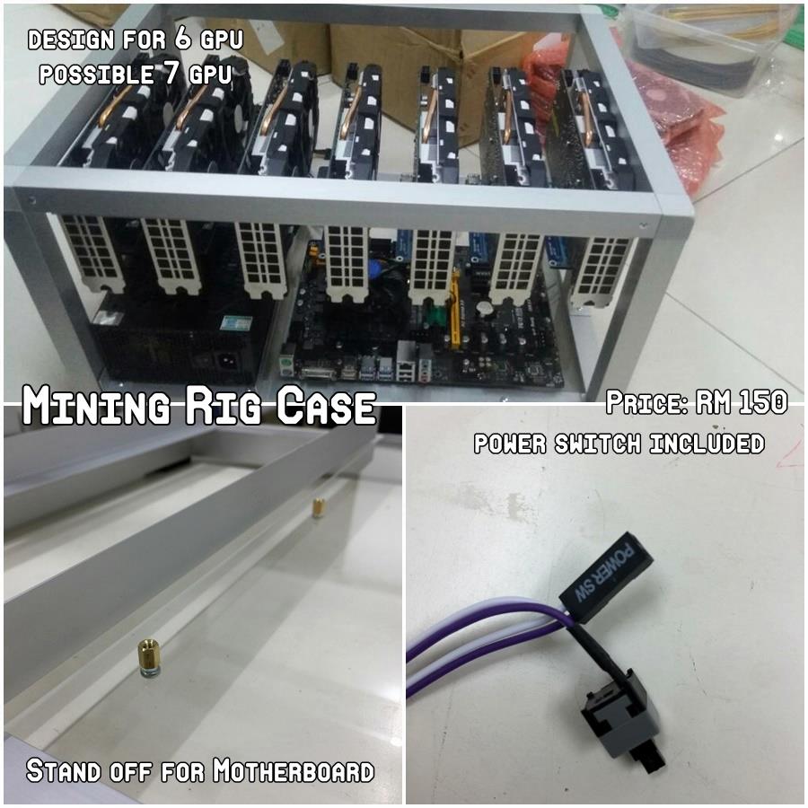 Mining rig case casing gpu eth zec b (end 2/24/2019 9:15 PM)