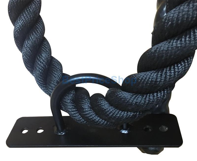 Mma Battle Battling Rope Wall Mount Anchor Kit Strap Ceiling Iron Hook