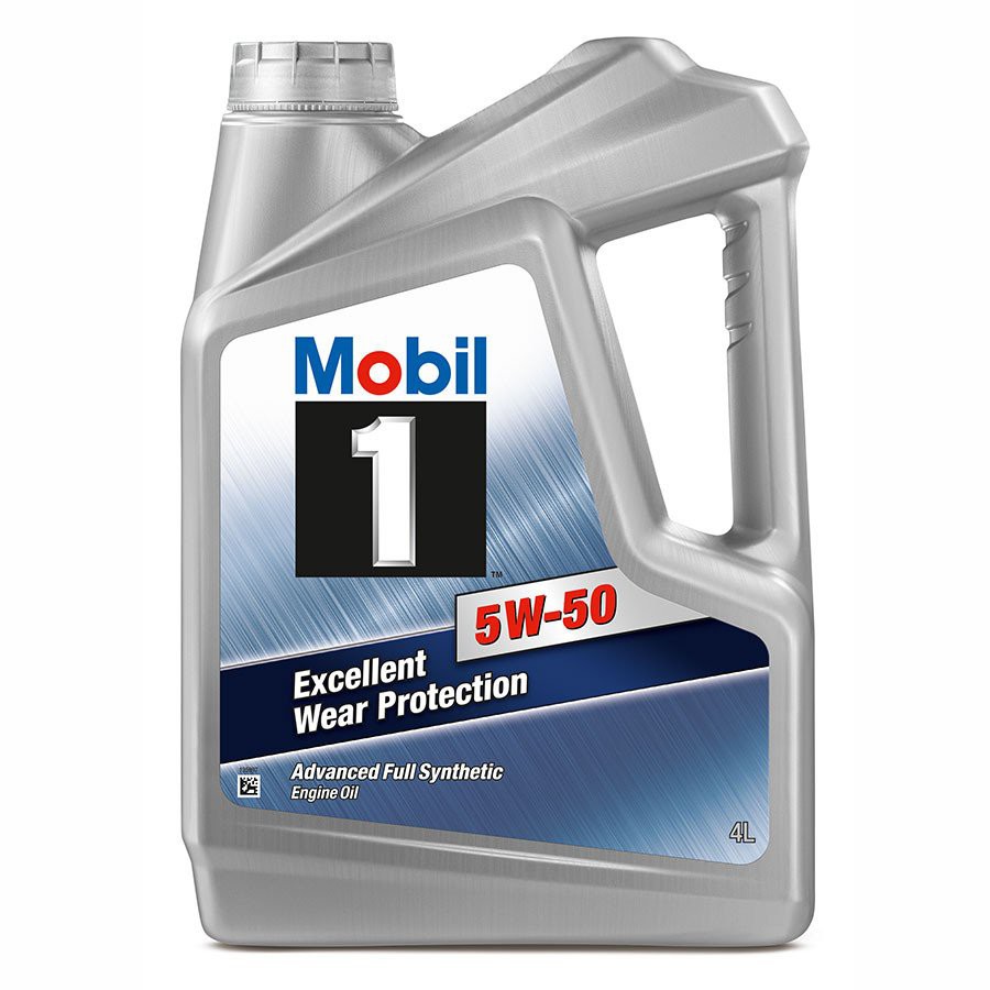 Mobil 1 Excellent Wear Protection 5W50 SN Advanced Fully Synthetic Engine Oil 