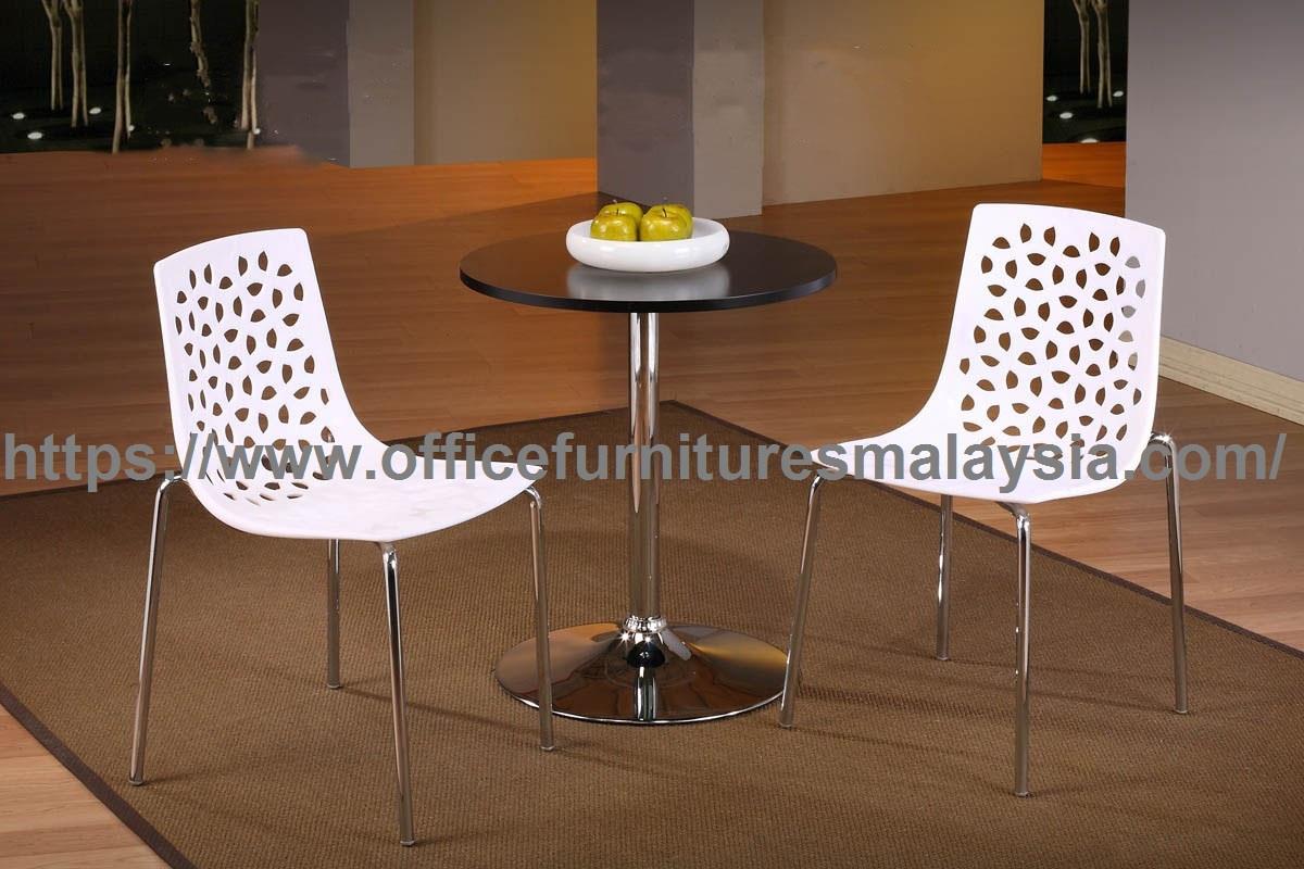 Modern Hole Pattern Plastic Dining Chair YGDCD-849B/W/R batu caves 