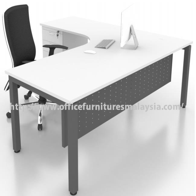 Modern L Shape Executive Desk Ofmn1515ld Furniture Kota Kemuning Sunwa