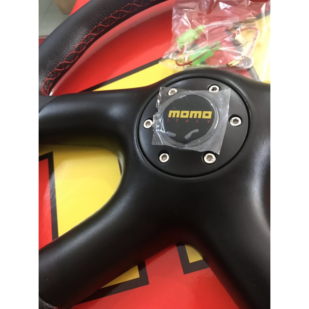 MOMO RALLIART STEERING Deep Dish Racing Steering Wheel 14 &quot;Inch 350mm PVC