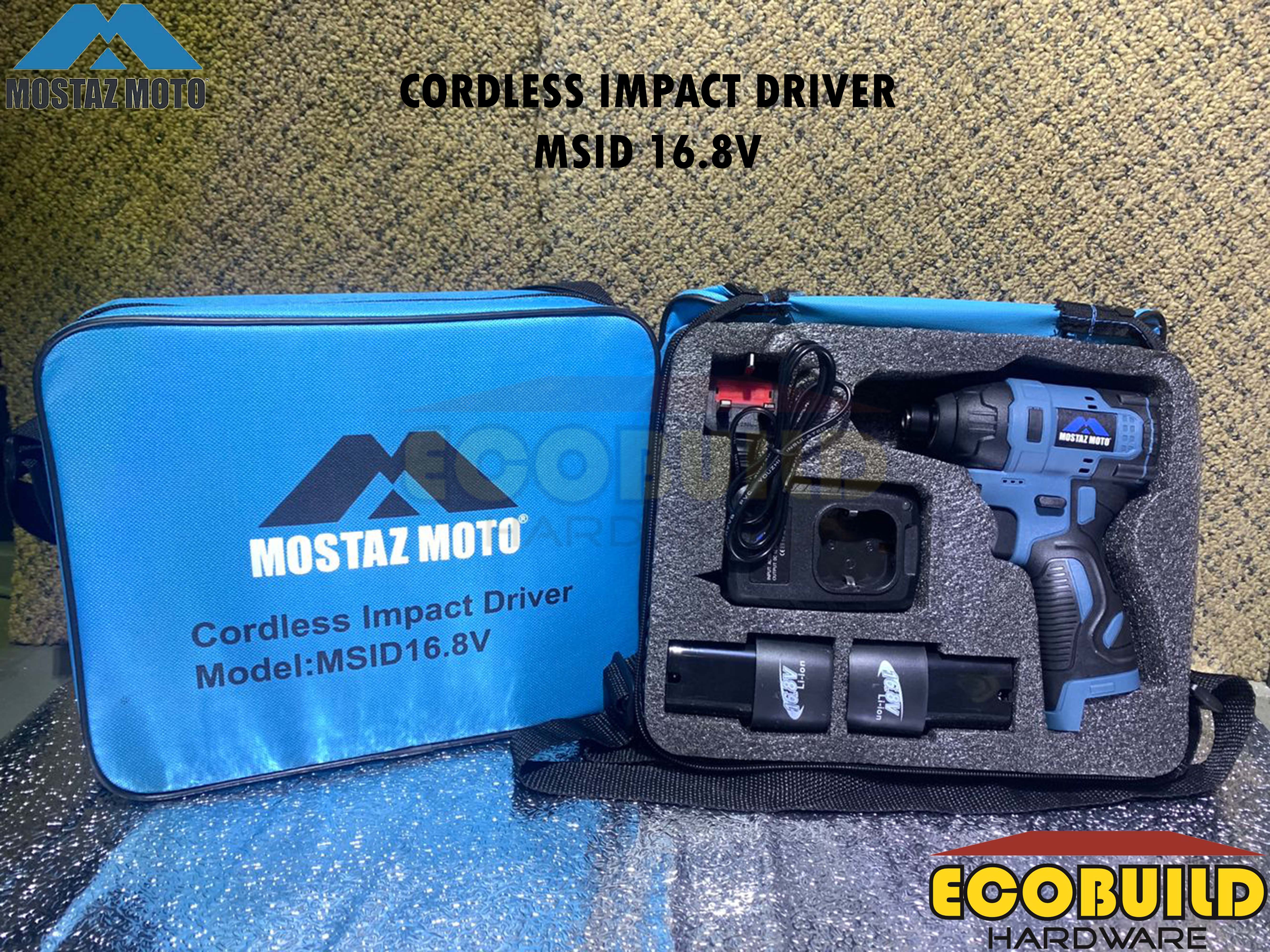 MOSTAZ MOTO CORDLESS IMPACT DRIVER MSID16.8V