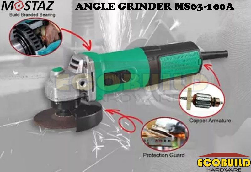 MOSTAZ Professional Angle Grinder MS03-100A
