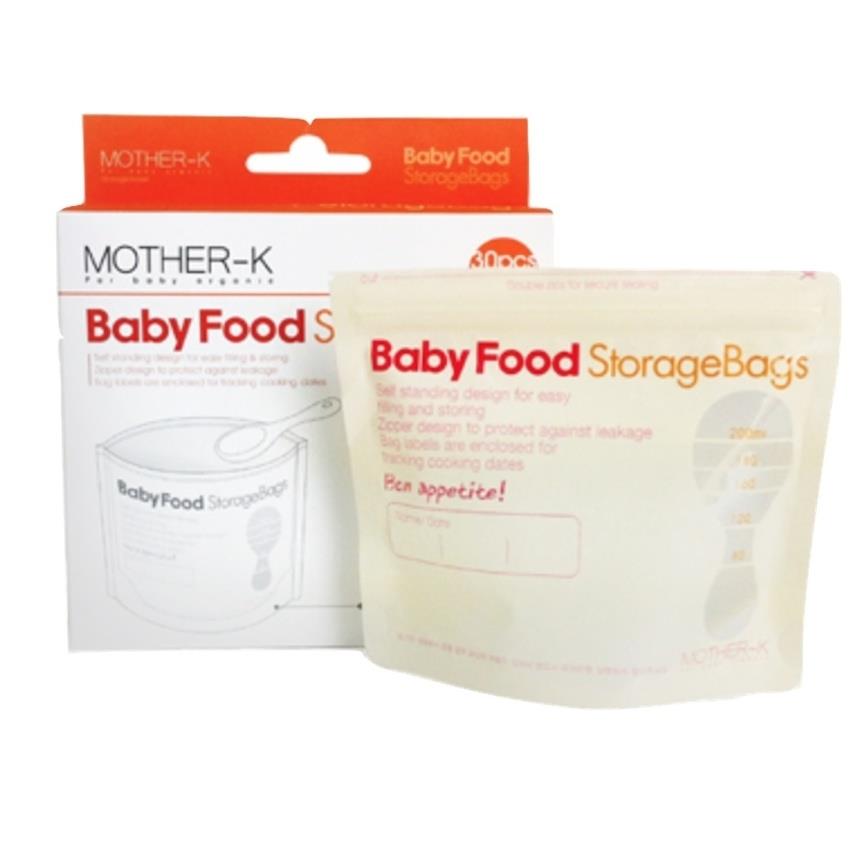 Mother-K Baby Food Storage Bags Disposable (30pcs)