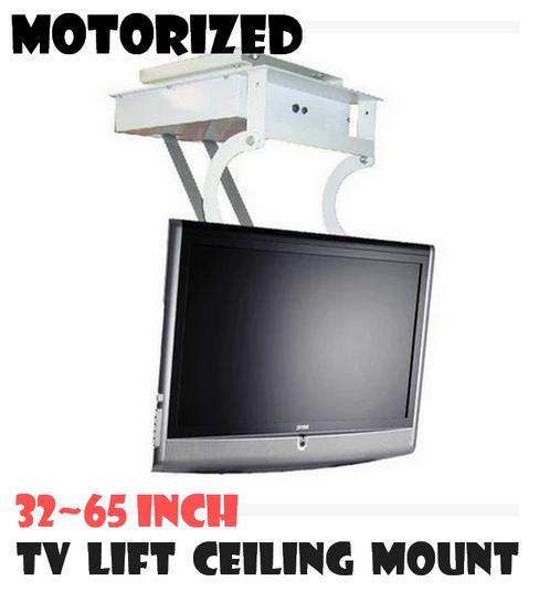 Motorized Lcd Led Tv Flip Down Lift Ceiling Mount 32 65 Inch