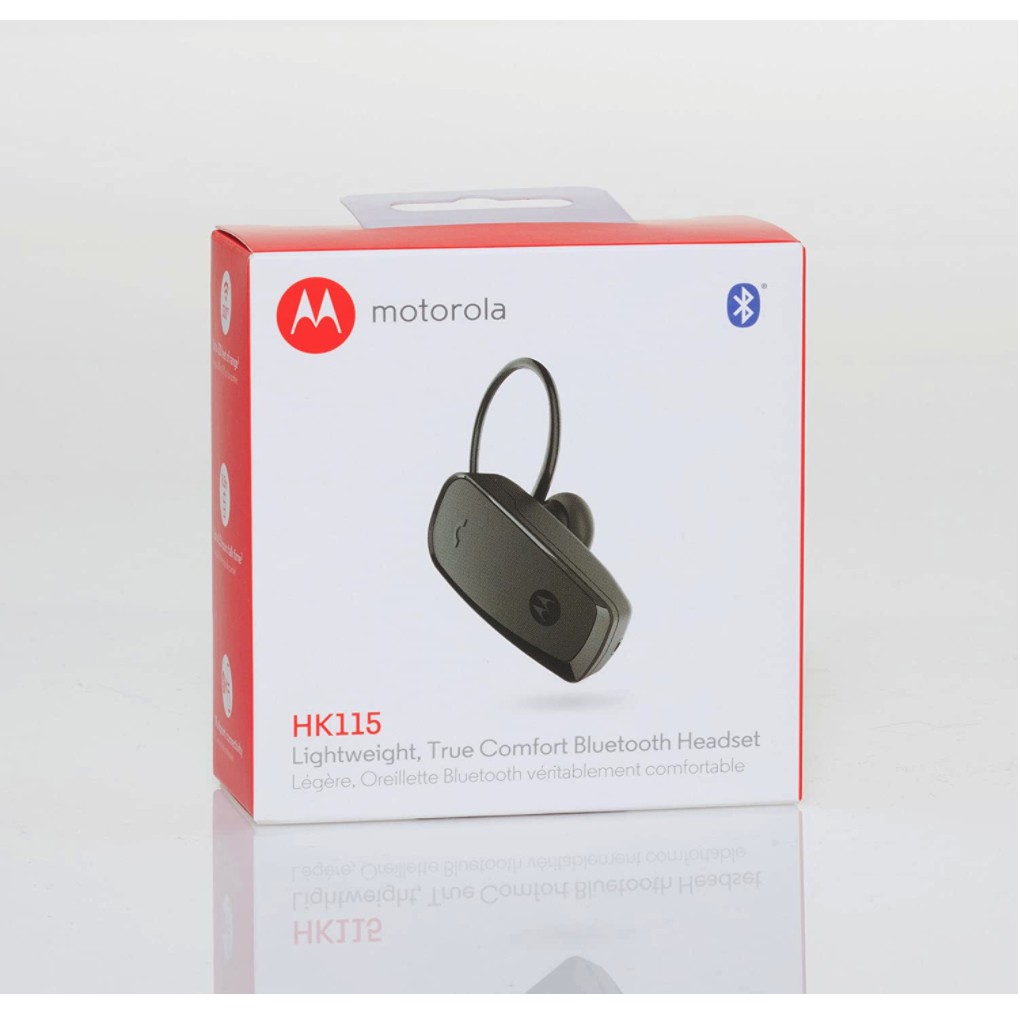 Motorola HK115 Lightweight, True Comfort Bluetooth Headset Mono Earphone for D