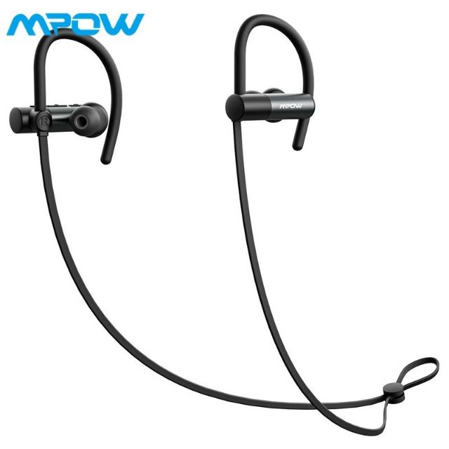 Mpow D4 Bluetooth Headphones IPX6 Waterproof Sports Earphone with Mic Sport