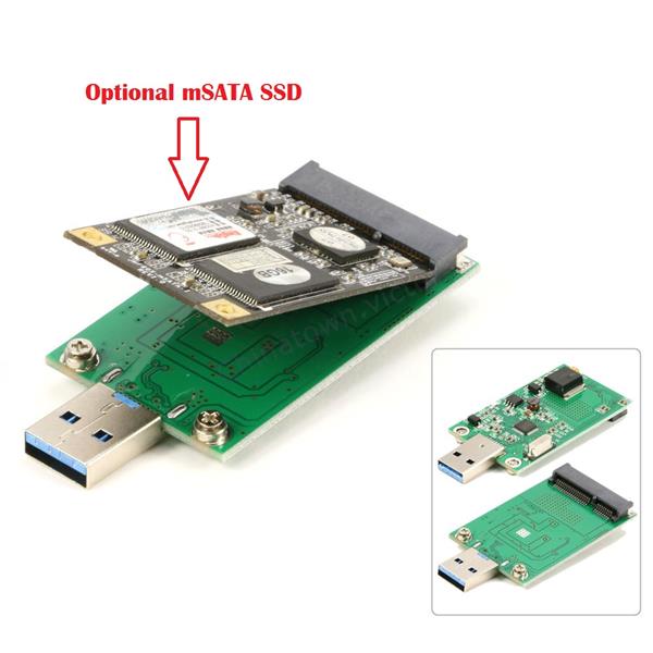 mSATA SSD To USB 3.0-SSD PenDrive 