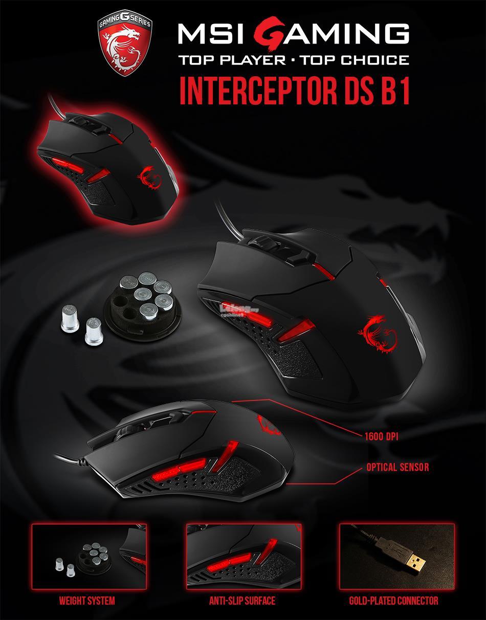 msi interceptor ds b1 gaming mouse software