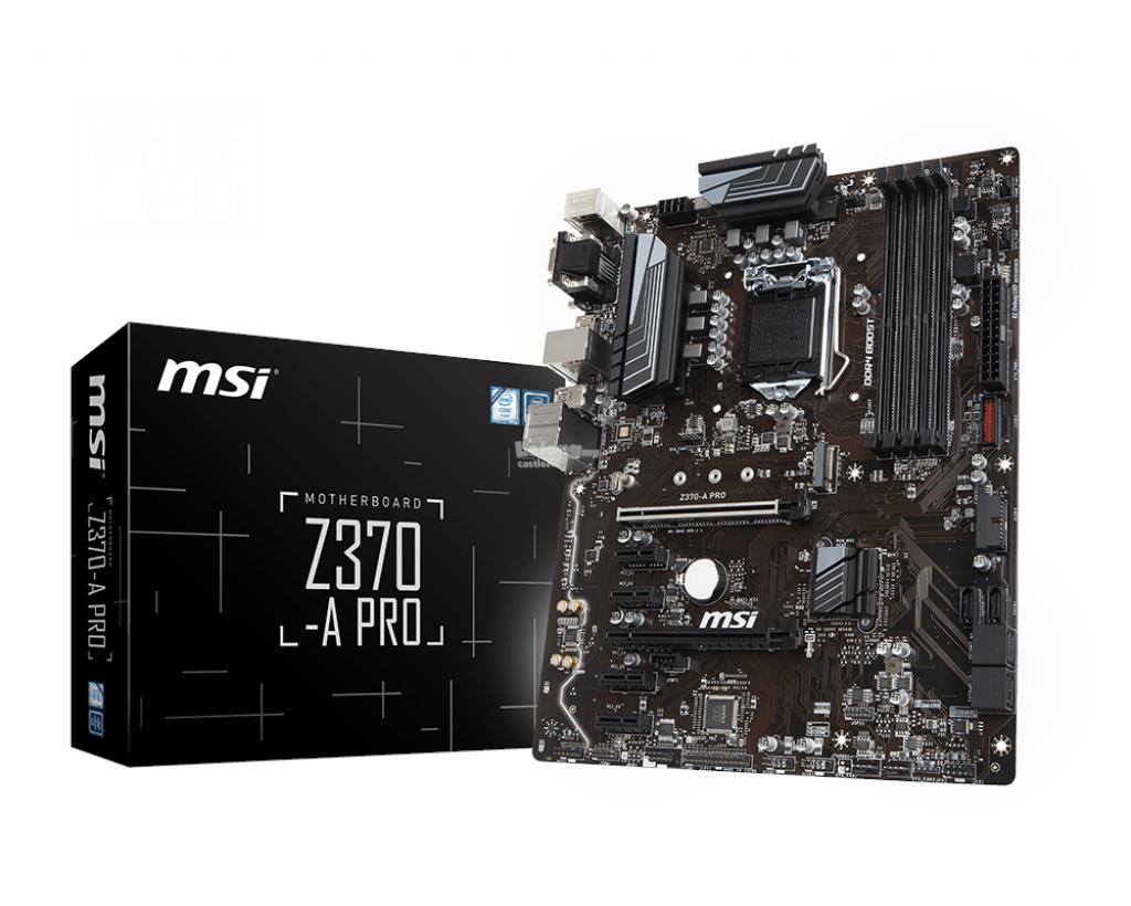 Msi z370 a pro обзор