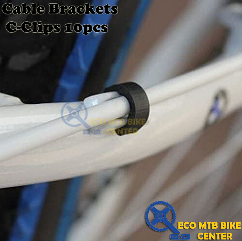 MTB Bike Cable Brackets C-Clips 10pcs