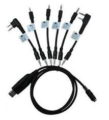 Multi function 6 in 1 USB programming cable for walkie talkie
