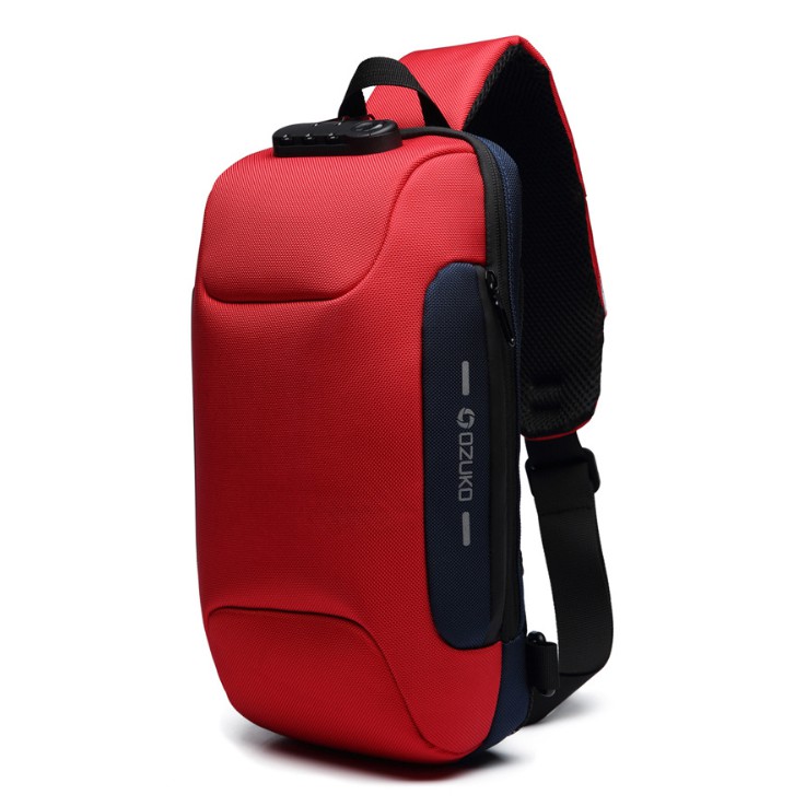 Multi function Cross body Bag Shoulder bag Male Waterproof