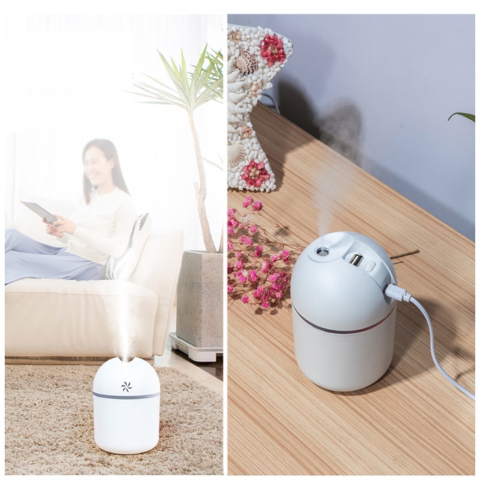 Multicolor Mini Air Humidifier Romantic Aroma Essential Oil Diffuser