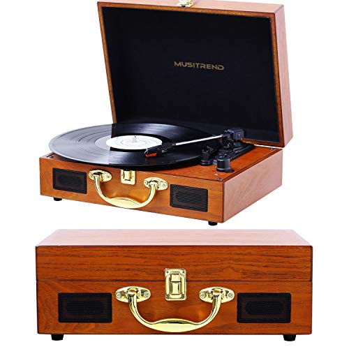 built in record player