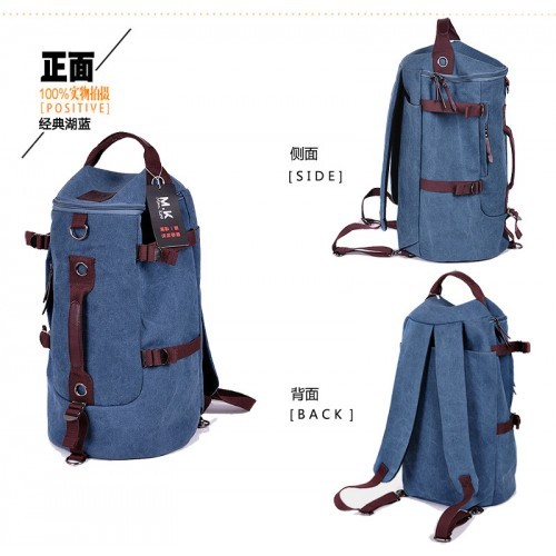 MV Bag Backpack Shoulder Camping Travel Hiking School Bag Sling Messenger Canv
