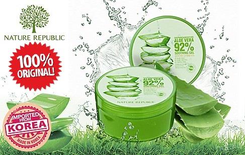 Image result for NATURE REPUBLIC ALOE VERA 92% SOOTHING GEL