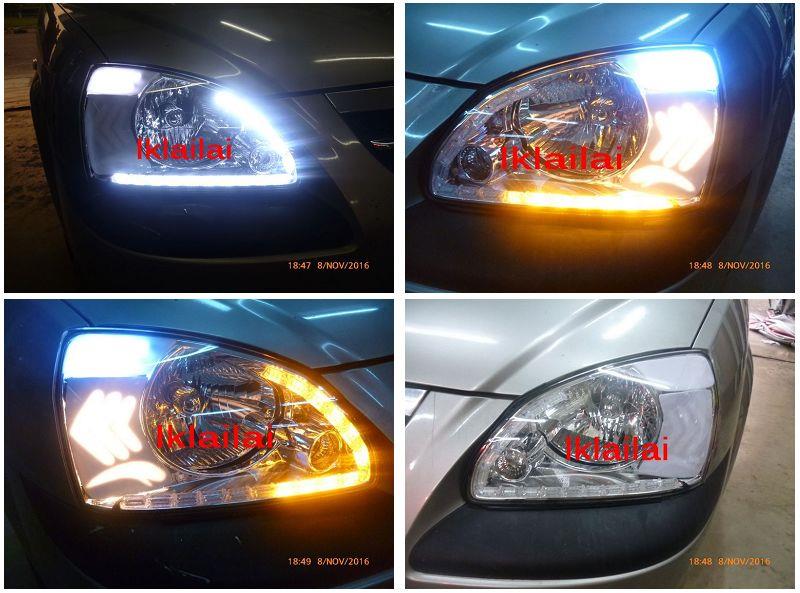 Naza Citra Head Lamp 2-Function DRL R8 with Arrow Bar