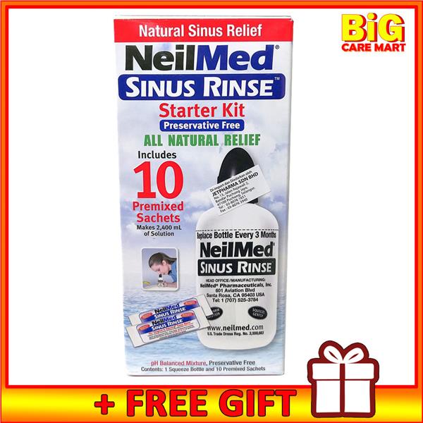 NeilMed Sinus Rinse Starter Kit with 15 Sachets