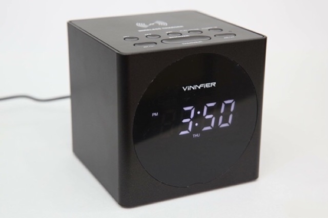 NeoAir 6 Alarm Clock Radio with Wireless Phone Chargers