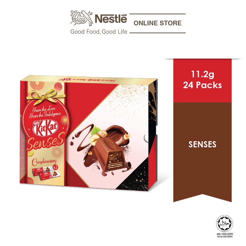 Nestle KitKat Riang Raya Limited Edition Senses Multipack, 18 pack