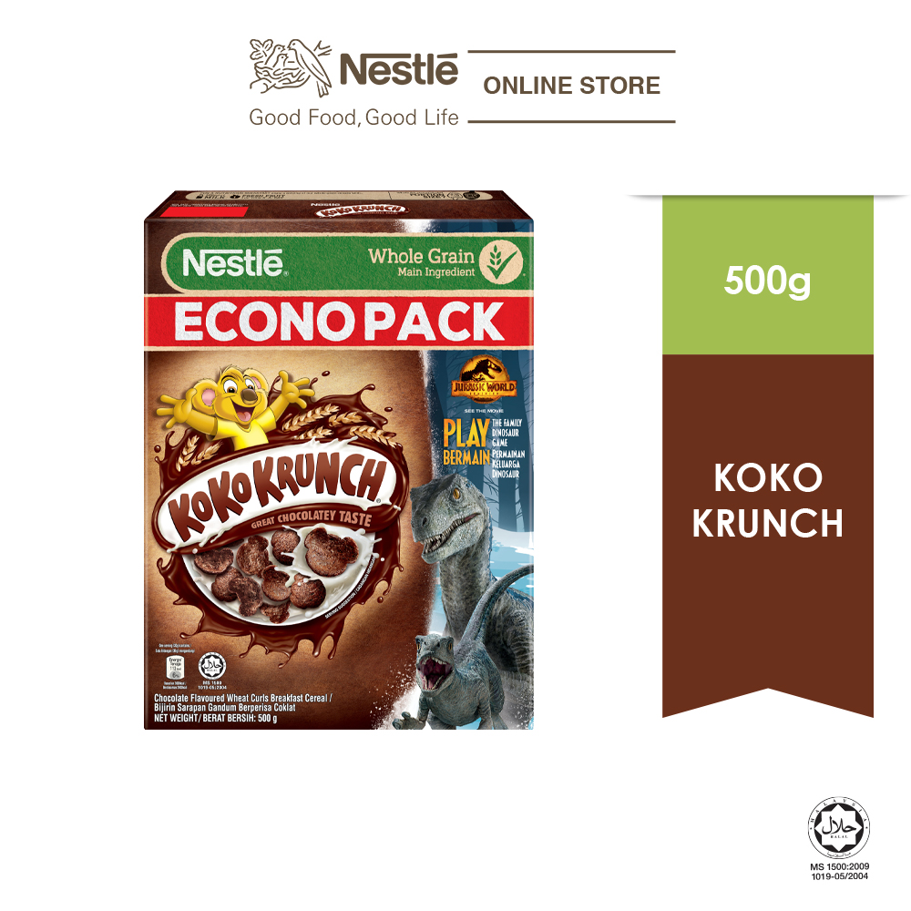 NESTLE KOKO KRUNCH Cereal Econopack Jurassic World 500g