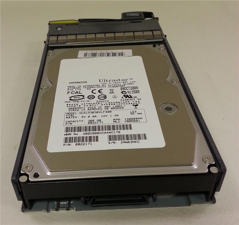 NetApp X279A-R5 300GB 15K FC Disk Drive with Tray 0B22171