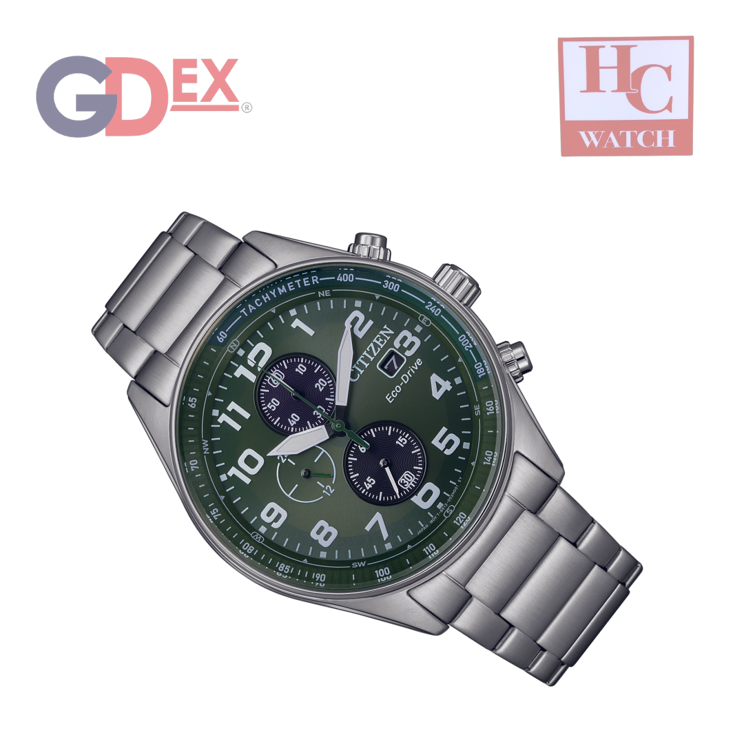 NEW CITIZEN CA0770-72X URBAN GREEN DIAL ECO-DRIVE GENT&#39;S WATCH