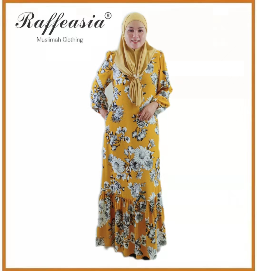 NEW&#128293;Raffeasia Dress Women Floral Design 1 Layer Ready Stock