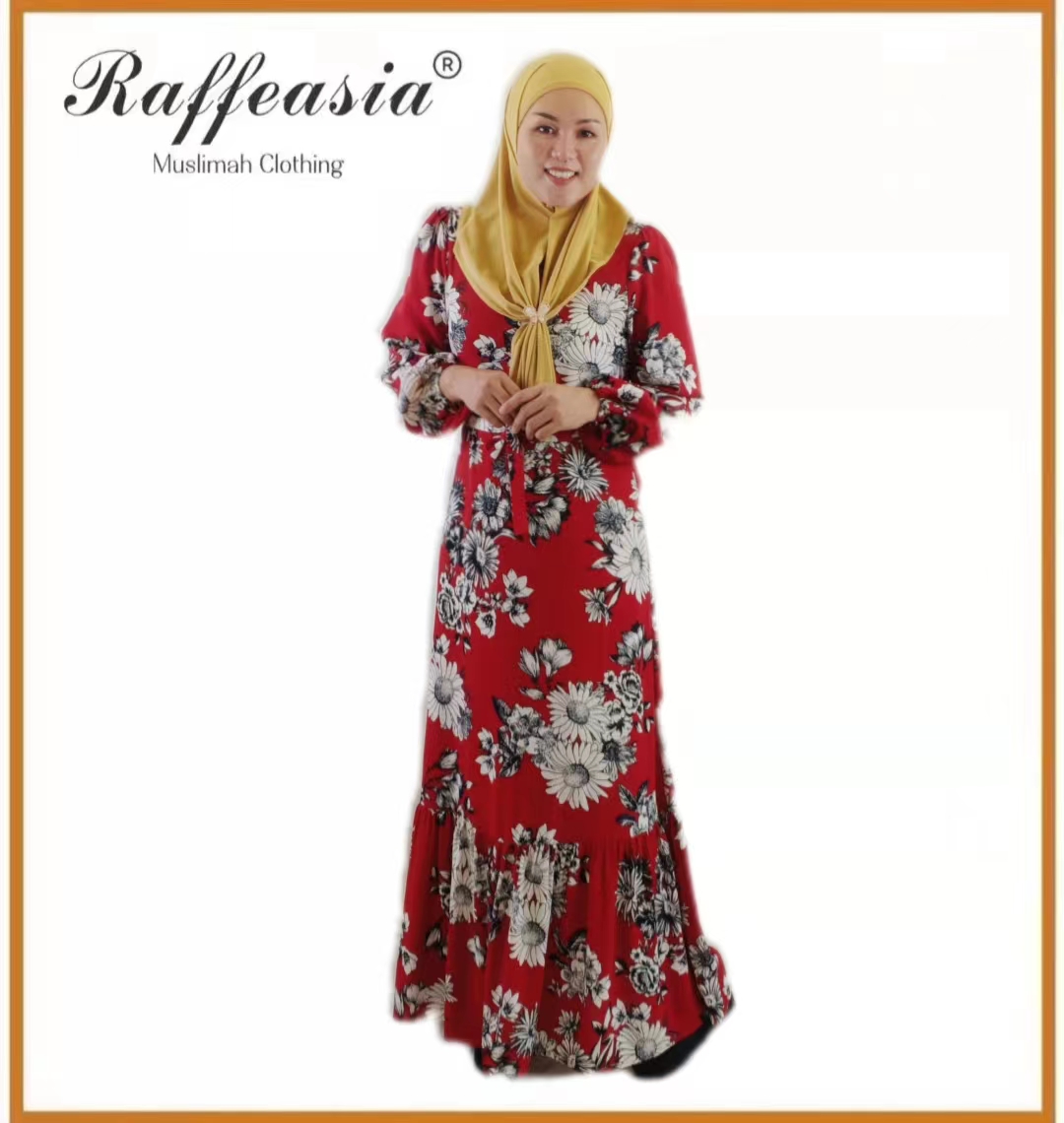 NEW&#128293;Raffeasia Dress Women Floral Design 1 Layer Ready Stock