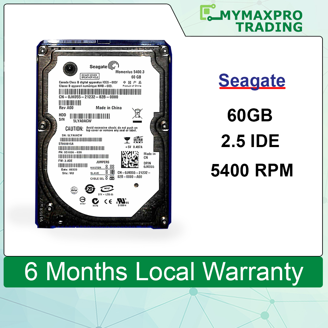 NEW Seagate 60GB 2.5 &quot; IDE 5400RPM Internal Harddisk ST960815A