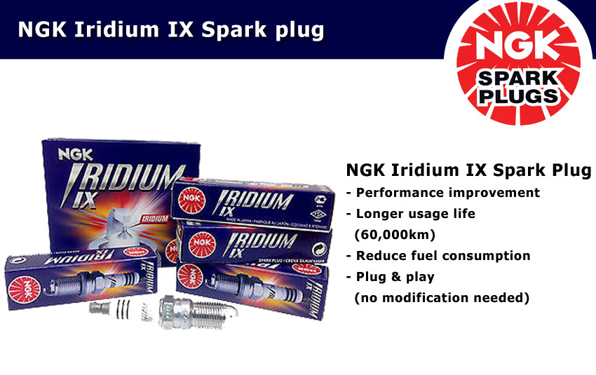 NGK Iridium IX Spark Plug for Toyota Camry 2.0 ACV50 (5th Generation)