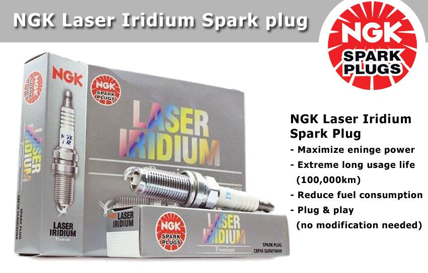 NGK Laser Iridium Spark Plug for Toyota Wish 2.0 (1st Gen)