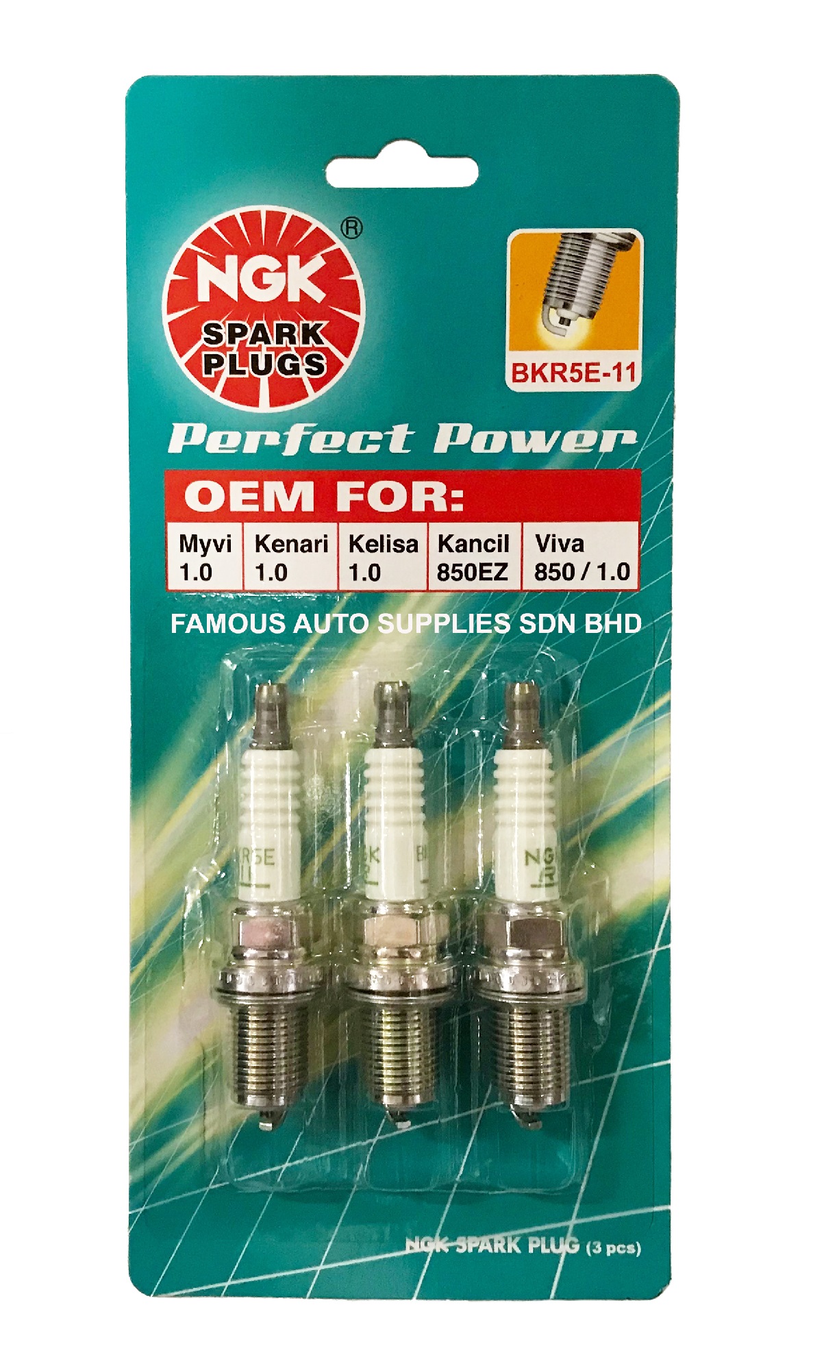 NGK Spark Plug BKR5E-11 For Perodua (end 8/14/2020 5:54 PM)