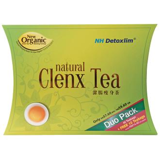 NH DETOXLIM NATURAL CLENX TEA 40+10s Teabags (Buang Lemak & Detox)