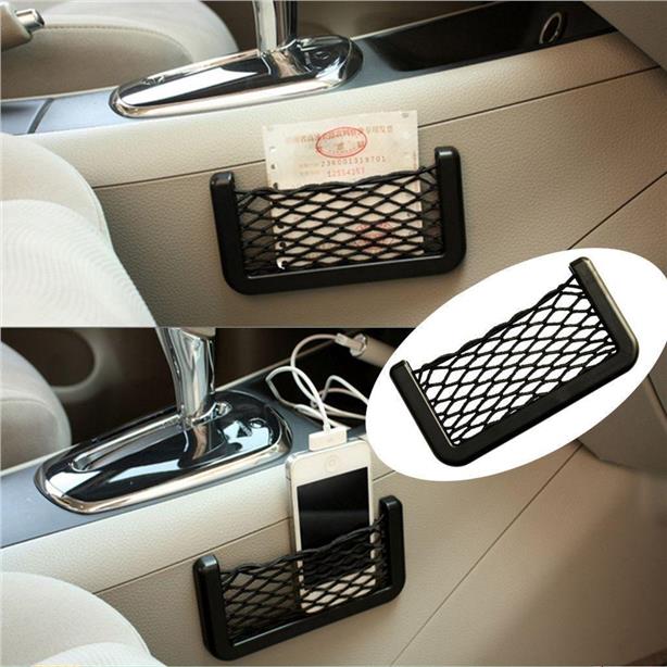 Nice Car Seat Side Back Pocket Storage String Bag Phone Iphone Holder